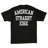 American Straight Edge Black Logo Shirt