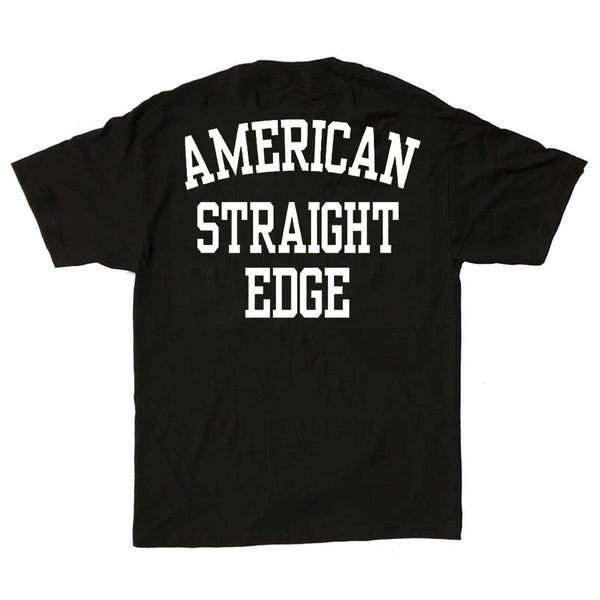 American Straight Edge Black Logo Shirt