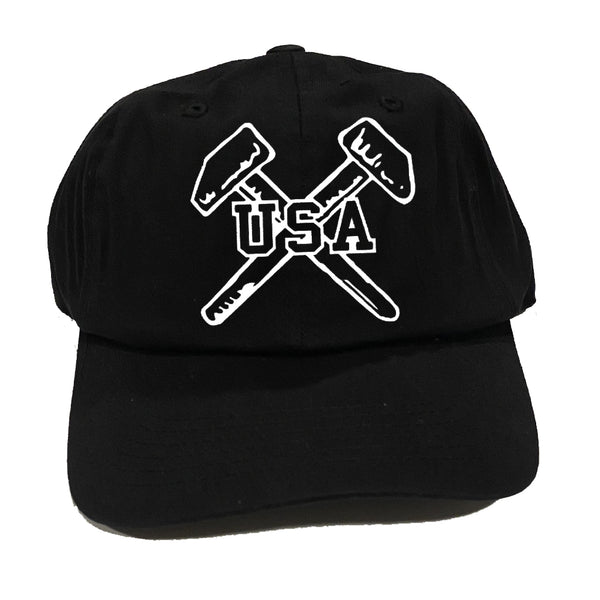 USA Hammers Black Dad Hat (New!)