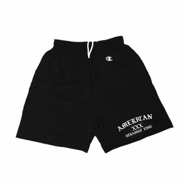 ASE XXX Black Champion Shorts